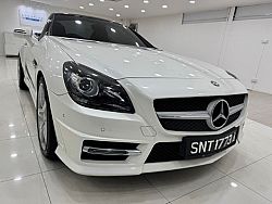 Mercedes Benz SLK200 Amg Line Convertible Push Start 2015 White
